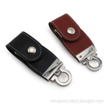Fashion Desigh Leather USB Flash Memory (091)
